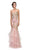 Eureka Fashion - Gilt Adorned Strapless Trumpet Evening Gown