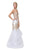 Eureka Fashion - Gilt Adorned Strapless Trumpet Evening Gown