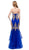 Eureka Fashion - Gilt Adorned Strapless Trumpet Evening Gown