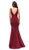 Eureka Fashion - 6010 Illusion Plunging  V Neck Mermaid Evening Gown