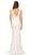 Eureka Fashion - 6010 Illusion Plunging  V Neck Mermaid Evening Gown