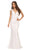 Eureka Fashion - 6010 Illusion Plunging  V Neck Mermaid Evening Gown