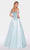 Alyce Paris - 60111 Off-Shoulder Mikado Ballgown in Blue