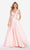 Alyce Paris - 60112 Sleeveless Mikado A-Line Long Gown In Pink