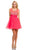 Nox Anabel - 6011 Bejeweled Illusion Scoop Neck Dress