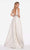 Alyce Paris - 60121 Sleeveless Open Back A-line Gown in Neutral