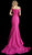 Jovani - 60122 Off Shoulder Sweetheart Neck Glitter Mermaid Gown in Pink