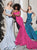 Jovani - 60122 Off Shoulder Sweetheart Neck Glitter Mermaid Gown in Pink and White