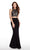 Alyce Paris - 60134 Two Piece Lace Bodycon Dress In Black