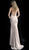 Jovani - 60137 Embellished Halter Glitter Jersey Mermaid Dress in Pink