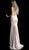 Jovani - 60137 Embellished Halter Glitter Jersey Mermaid Dress in Pink
