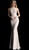 Jovani - 60137 Embellished Halter Glitter Jersey Mermaid Dress in Pink