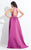 Rachel Allan  - 6014 Sequined Halter A-line Dress in Purple