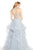 Alyce Paris - 60193 Beaded High Neck Two-Piece Tulle A-line Gown In Blue