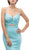 Eureka Fashion - Ruched Sweetheart Satin Sheath Evening Dress