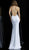 Jovani - 60232 Gilt-Crisscross Detailed Plunging Mermaid Gown