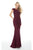 Alyce Paris - 60261 Fitted Jewel Evening Dress in Red