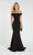 Alyce Paris - Off Shoulder Luxe Jersey Evening Gown 60294 In Black