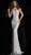Jovani - 60302 Halter Neck Backless Jewel Beaded Evening Dress  In Pink