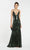 Alyce Paris - 60303 Plunging V-Neck Sequined Evening Gown In Green