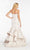 Alyce Paris - 60338 Strapless Sweetheart Brocade Ruffled Mermaid Dress In Neutral