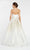 Alyce Paris - 60341 Strapless Sweetheart Brocade Pleated A-line Dress In Neutral