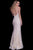 60367 Lace Deep V-neck Sheath Dress