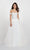 Alyce Paris - 60374 Boning Off-Shoulder Fitted Ballgown In White