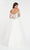 Alyce Paris - 60374 Boning Off-Shoulder Fitted Ballgown In White