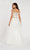 Alyce Paris - 60377 Embellished Plunging Off-Shoulder Ballgown In White and Gold