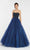 Alyce Paris - 60380 Strapless Beaded Sweetheart Tulle Ballgown In Blue