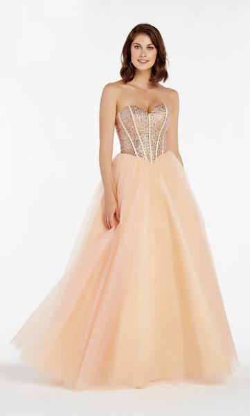 Alyce Paris - 60383 Embellished Sweetheart Tulle Ballgown In Pink