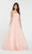 Alyce Paris - 60385 Sleeveless Pearl Beaded Tulle Ballgown In Pink