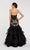 Alyce Paris - 60409 Two Tone Lace Sweetheart Ruffled Mermaid Dress In Black and Neutral