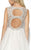 Jolene Collection - 15000 Illusion Bodice A-Line Gown In White