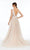 Alyce Paris - 60473 Lace Applique Off-Shoulder Tulle Ballgown In White and Pink