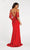 Alyce Paris - 60474 Off-Shoulder Fitted Evening Dress In Red