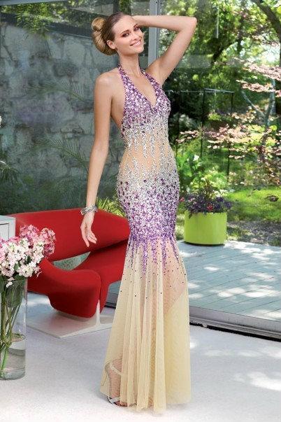 Alyce Paris - 6047 Prom Dress in Purple