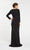 Alyce Paris - 60480 Beaded Deep V-neck Jersey Sheath Dress In Black