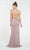 Alyce Paris - 60484 High Halter Fitted Sheath Evening Gown In Purple