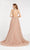 Alyce Paris - 60486 Beaded Halter Neck Tulle A-line Dress In Pink
