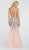 Alyce Paris - 60520 Geometric Beaded Trumpet Godet Gown In Pink
