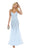 Alyce Paris - 60520 Geometric Beaded Trumpet Godet Gown in Blue