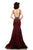 Johnathan Kayne - 6052 Crystal Festooned Mermaid Gown in Red