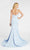 Alyce Paris - 60551 Halter Fitted Mermaid Evening Dress In Blue