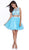 Nox Anabel - 6057 Two-Piece Lace and Tulle Cocktail Dress