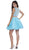 Two-Piece Lace and Tulle Cocktail Dress