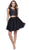 Two-Piece Lace and Tulle Cocktail Dress
