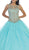 May Queen - LK-72 Lace Illusion Jewel Evening Gown