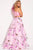60771 Two Piece Asymmetrical A-line Dress